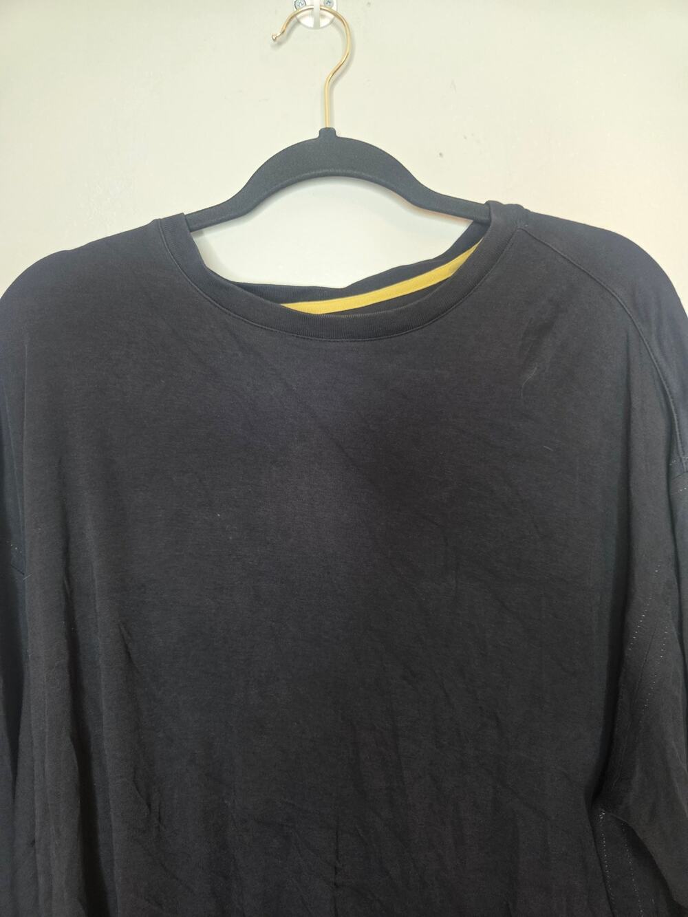 Tommy Bahama Island Soft Mens XXL Black Pima Cotton Long Sleeve T-Shirt Tee